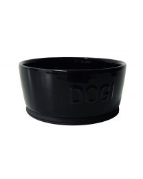 Miska dla psa czarna ø18 cm